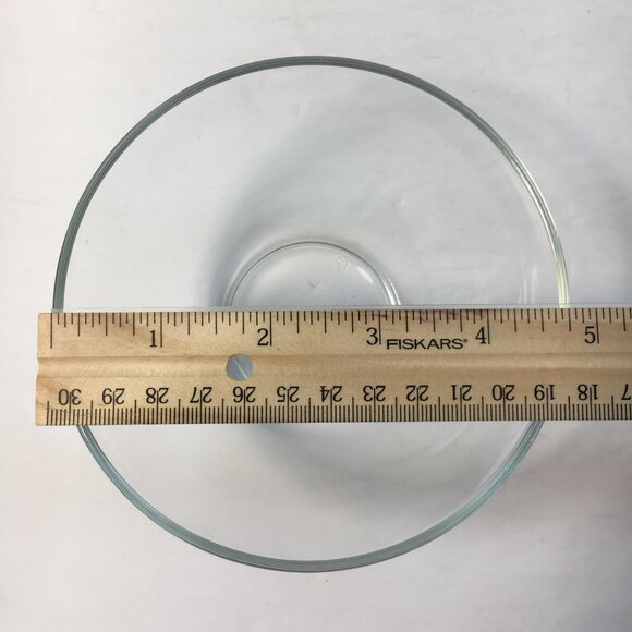 Clear Glass Ice Cream Dessert Cereal Bowl 6.5" Diameter 2" High - Picture 5 of 6